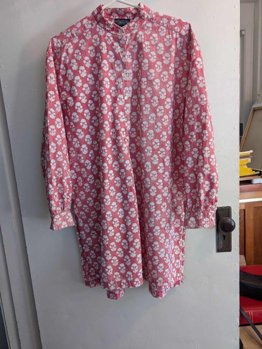 Vintage J. Peterman Women's kurti 100% cotton Made in India